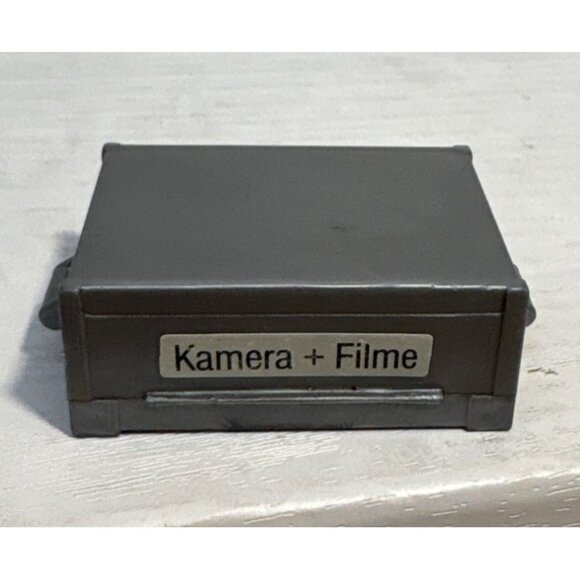 Vintage Playmobile Gray Expedition Ngorongoro Storage Box Hinged Lid & Labels - Picture 4 of 5